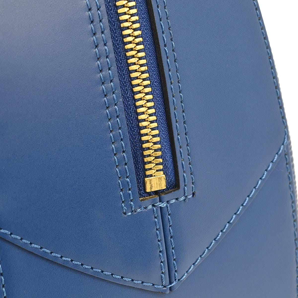 Louis Vuitton Blue Epi Sablon Handbag M52045