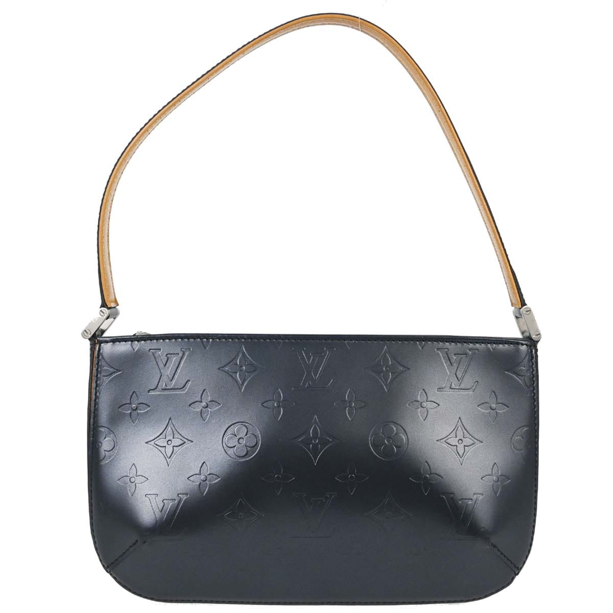 Louis Vuitton Blue Monogram Mat Fowler Handbag M55145