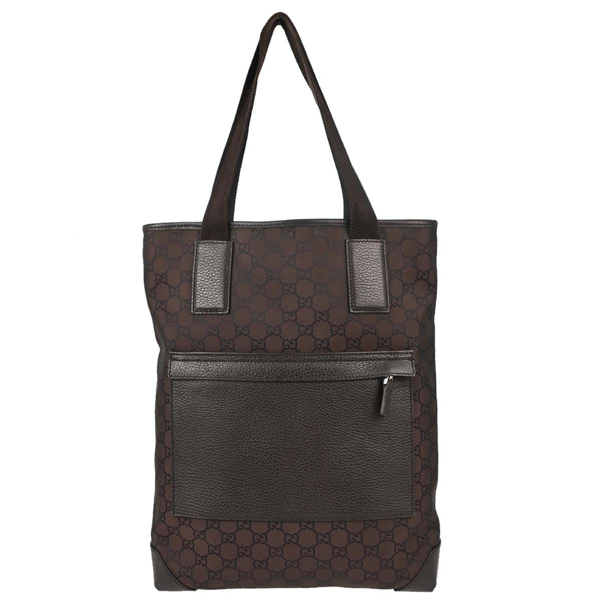 Gucci Brown Canvas GG Tote Handbag