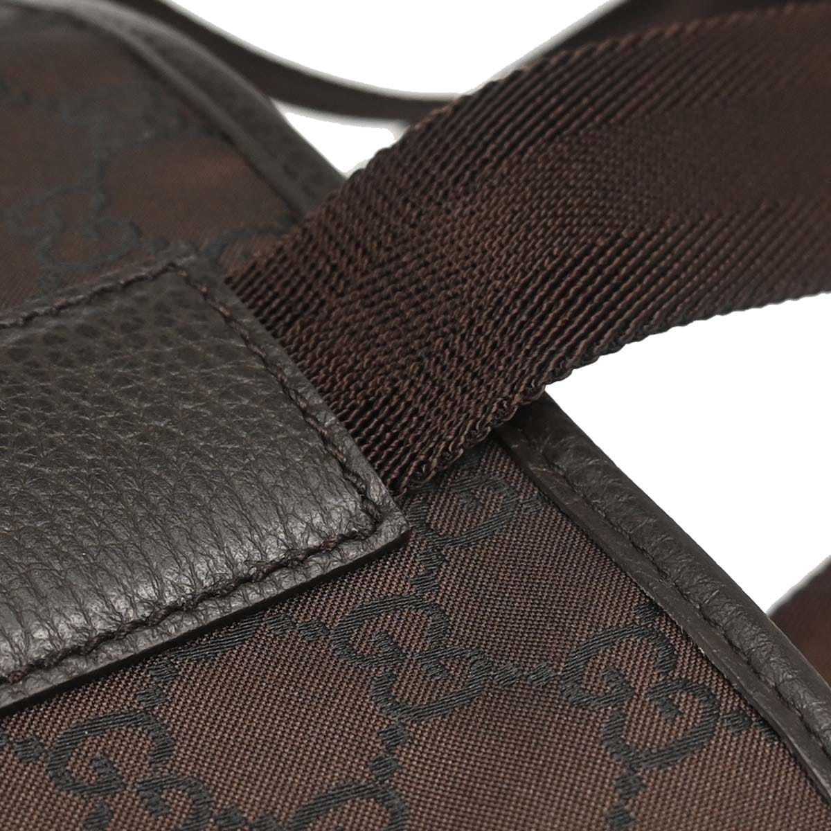 Gucci Brown Canvas GG Tote Handbag