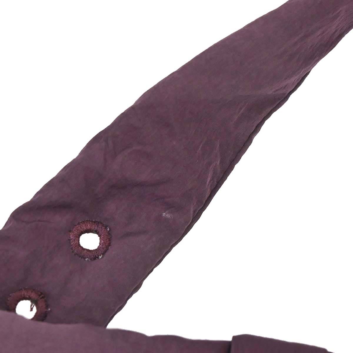 Bottega Veneta Purple Nylon Maxi Intrecciato Cassette Shoulder Bag