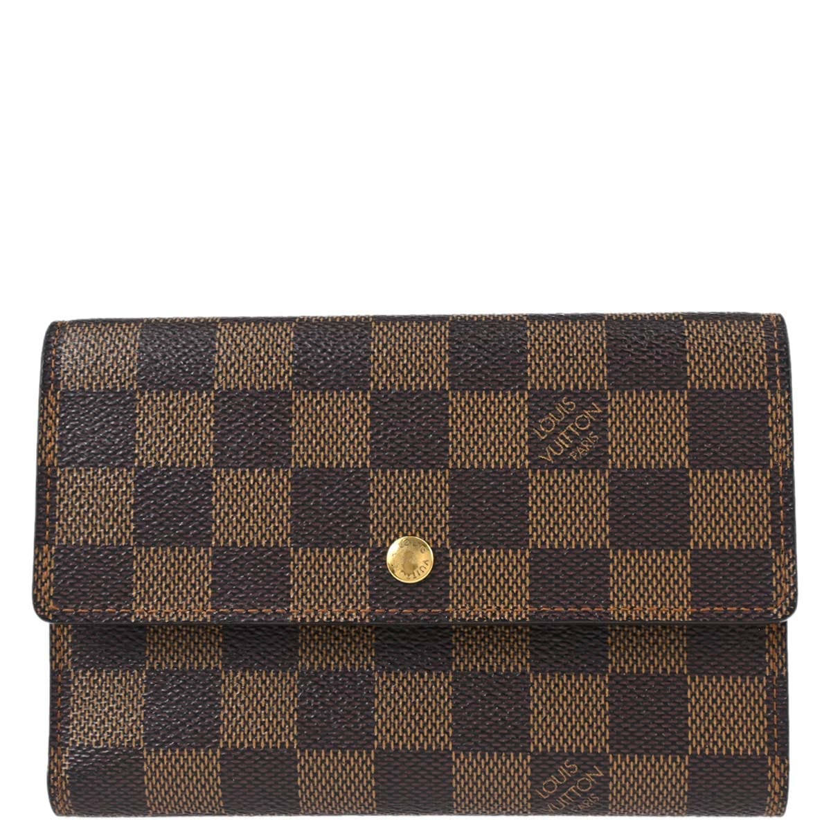 Louis Vuitton Damier Porte Tresor Etuy Papier Wallet N61202