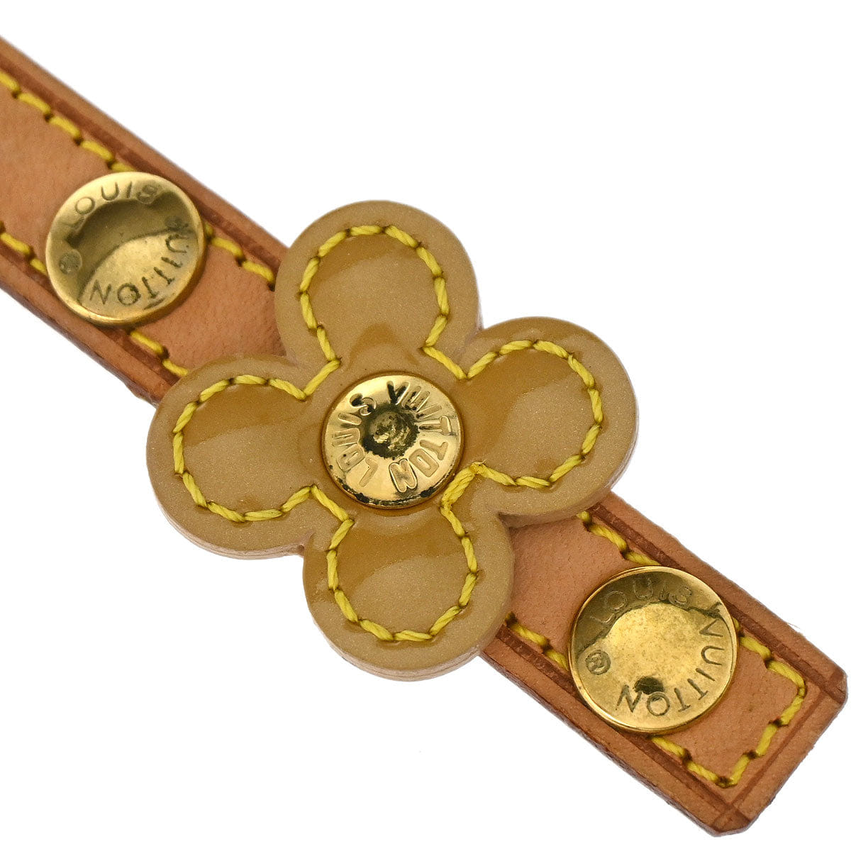 Louis Vuitton Monogram Vernis Lexington Flower Belt M92255