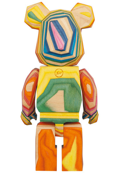 MEDICOM TOY 400% Bearbrick Karimoku Fragment Design Haroshi Vertical Polygon