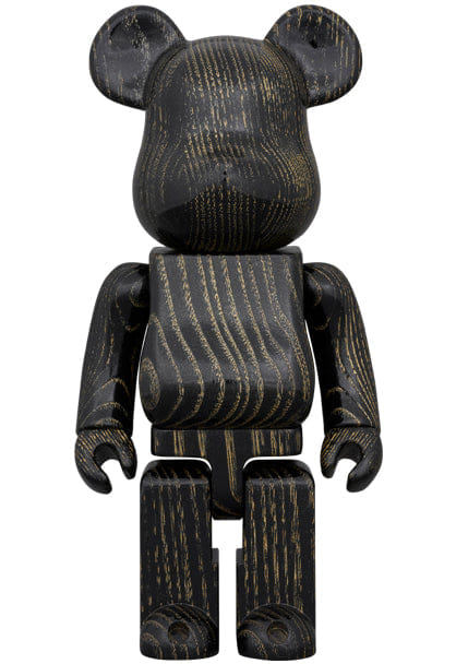 MEDICOM TOY 400% Bearbrick Karimoku Floating Black Gold