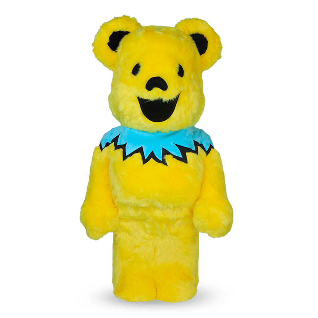 MEDICOM TOY 1000% Bearbrick Grateful Dead Dancing Bears Costume Ver. Yellow