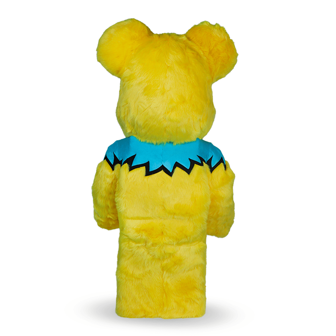 MEDICOM TOY 1000% Bearbrick Grateful Dead Dancing Bears Costume Ver. Yellow