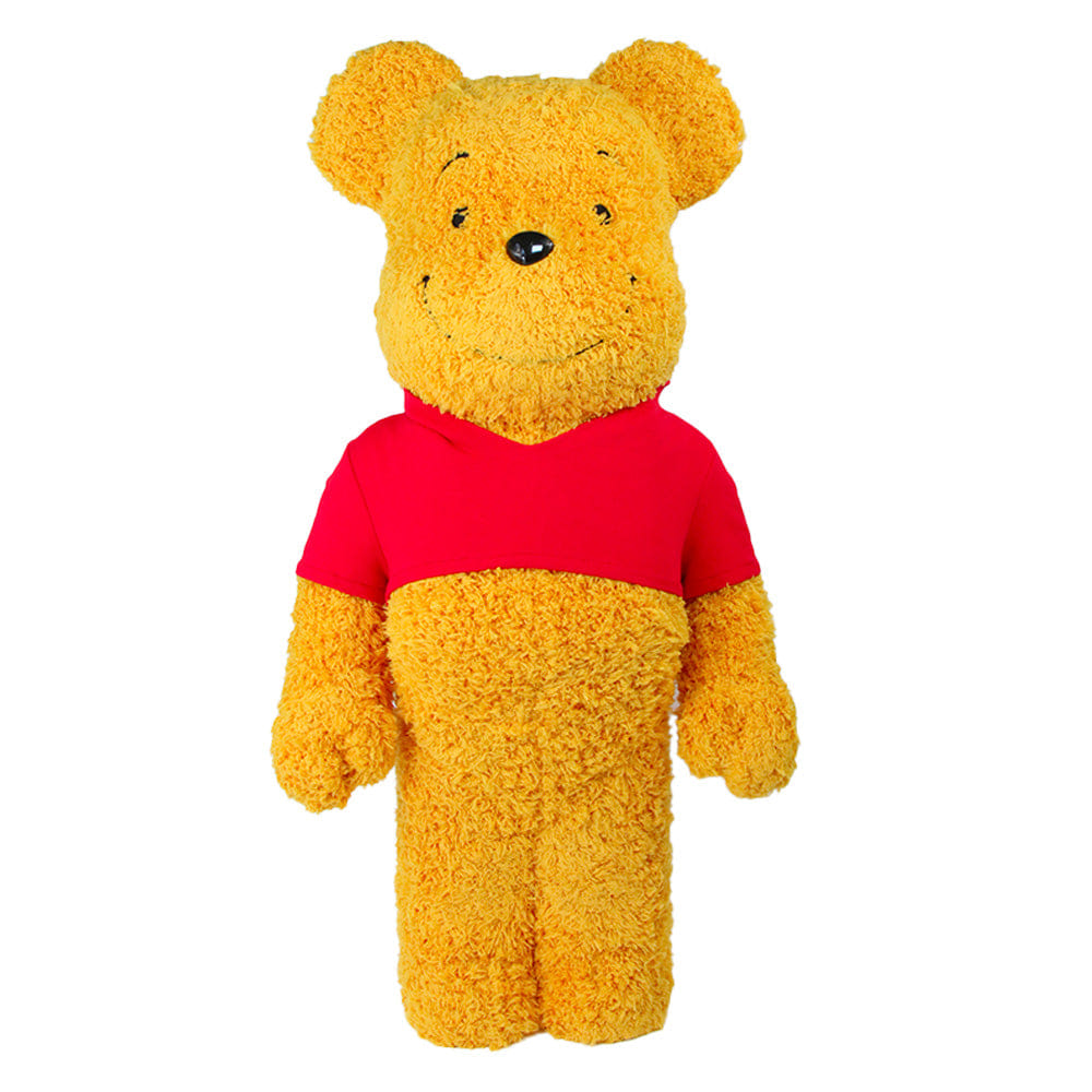 MEDICOM TOY 1000% Bearbrick Winnie the Pooh - Costume Ver. (Pile Fabric)