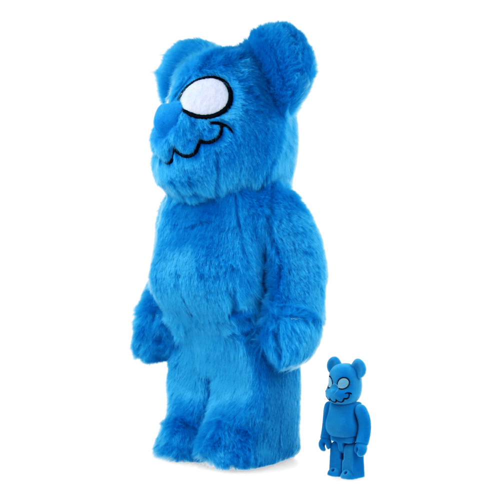 MEDICOM TOY 400% + 100% Bearbrick Coin Parking Delivery x Sesame Street Elmo (CPD Ver.) and Shiraishi-San (Sesame Street Ver.)