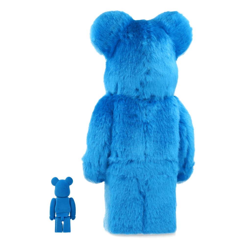 MEDICOM TOY 400% + 100% Bearbrick Coin Parking Delivery x Sesame Street Elmo (CPD Ver.) and Shiraishi-San (Sesame Street Ver.)