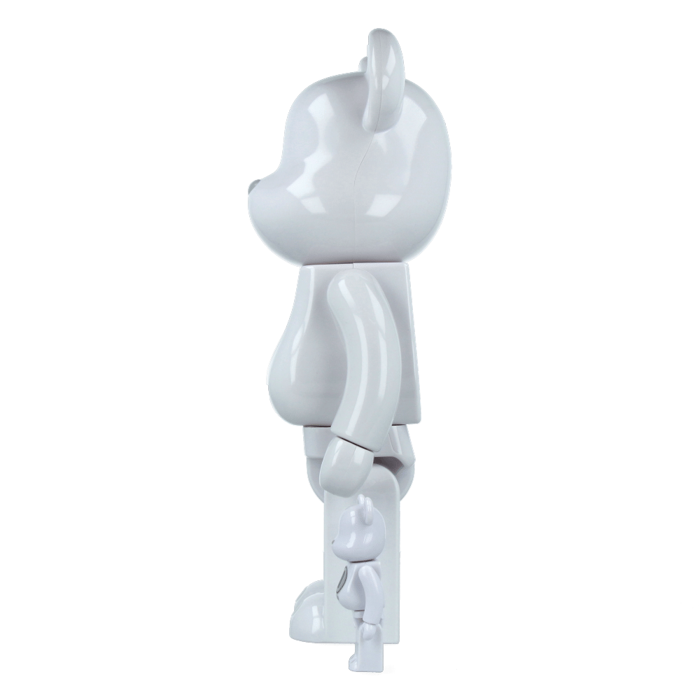 MEDICOM TOY 400% + 100% Bearbrick Robert Indiana X Fragmentdesign - White