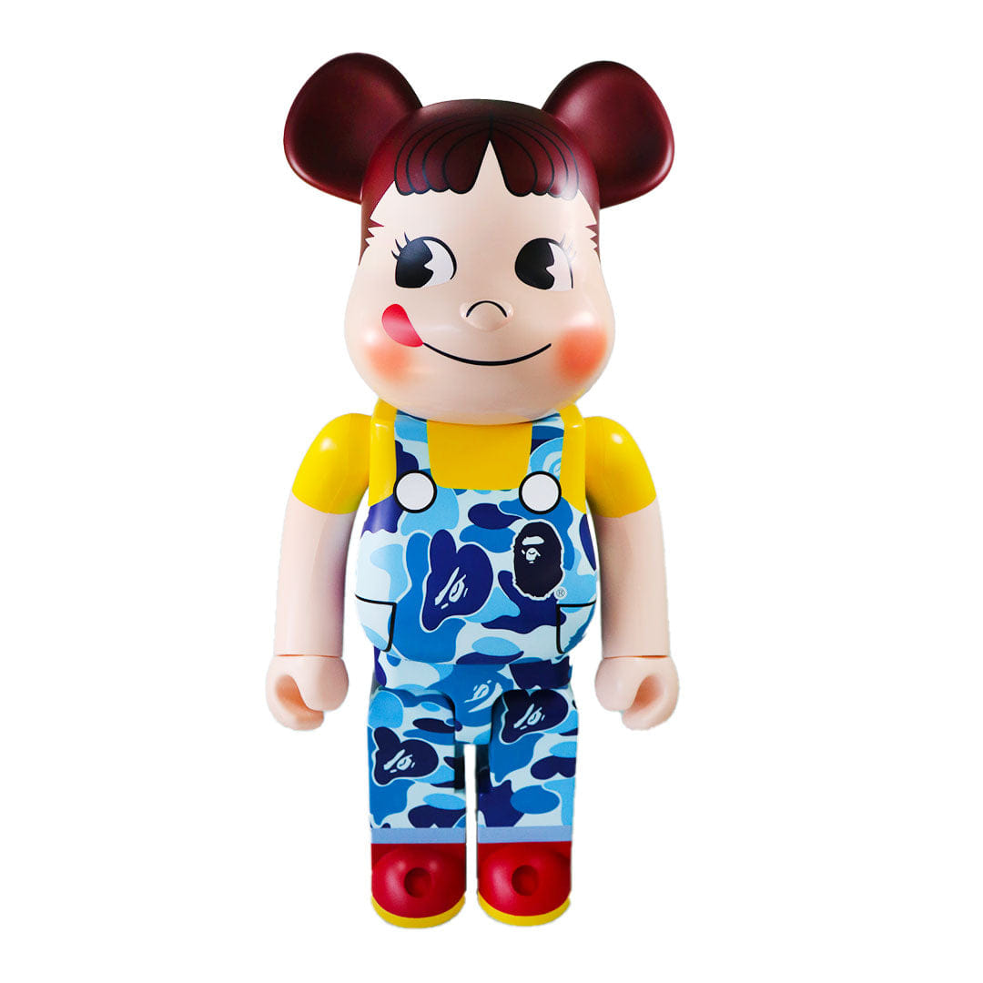 MEDICOM TOY 1000% Bearbrick BAPE × Pekochan (Blue)