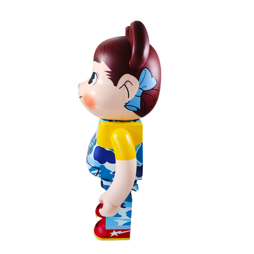 MEDICOM TOY 1000% Bearbrick BAPE × Pekochan (Blue)