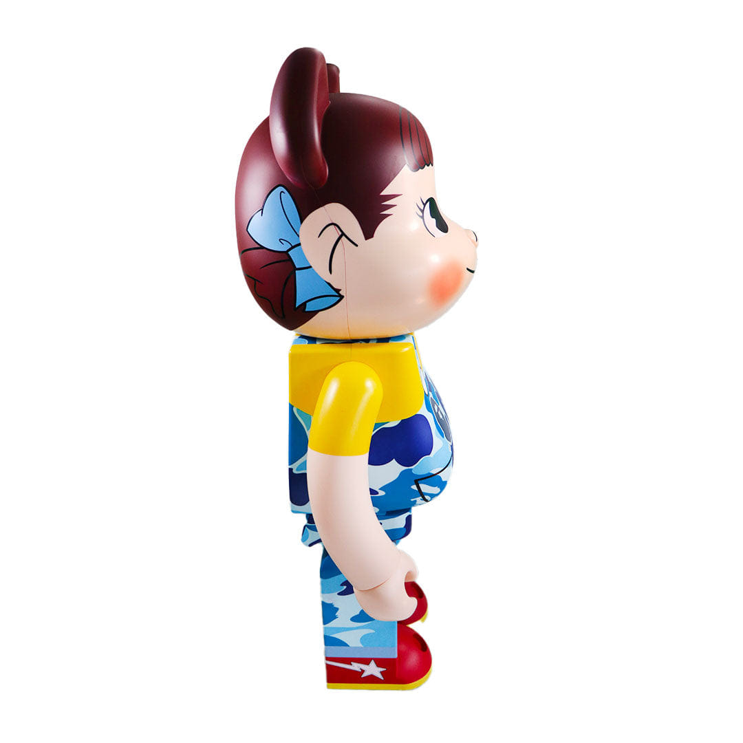 MEDICOM TOY 1000% Bearbrick BAPE × Pekochan (Blue)
