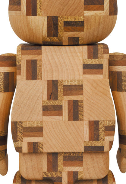 MEDICOM TOY 400% Bearbrick Karimoku Yosegi Chess