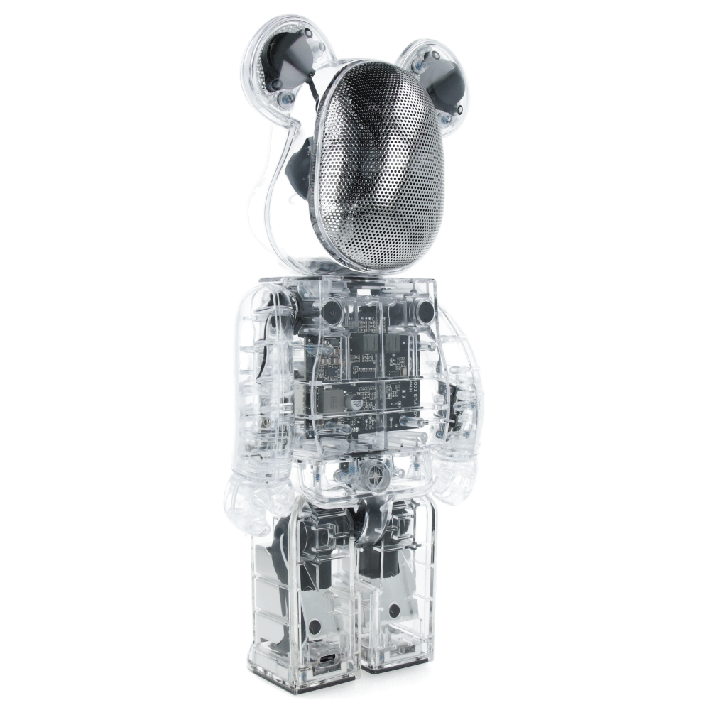 MEDICOM TOY 400% Bearbrick Portable Speaker Rinaro - Clear