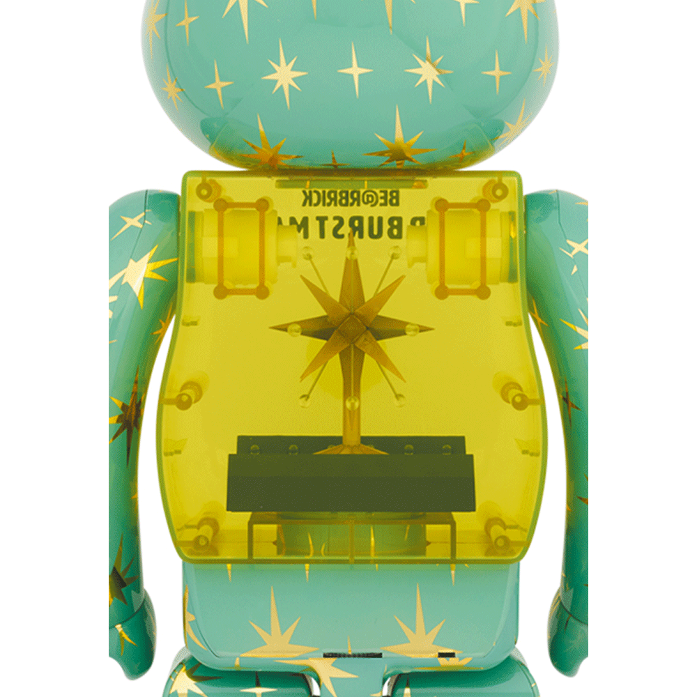 MEDICOM TOY BEARBRICK STAR BURST MAGIC 1000% Light Up Version
