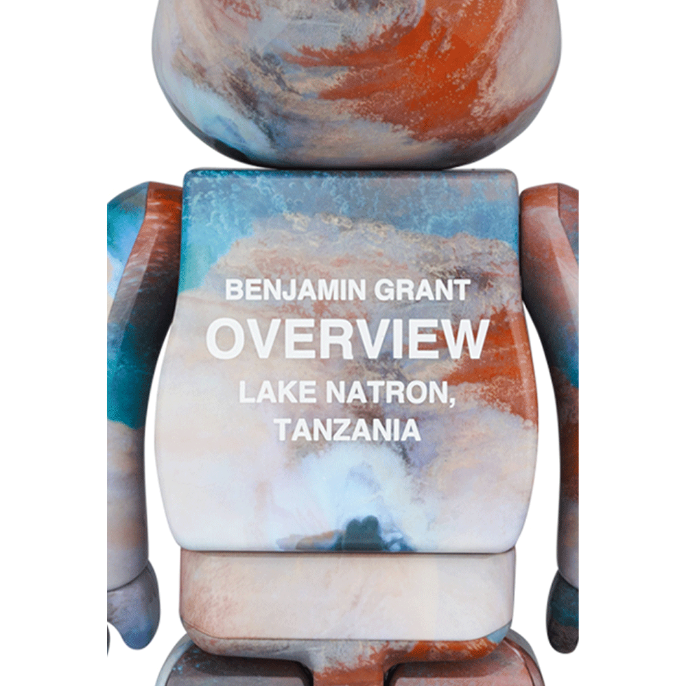 MEDICOM TOY 400% + 100% Bearbrick Benjamin Grant - Overview Lake Natron