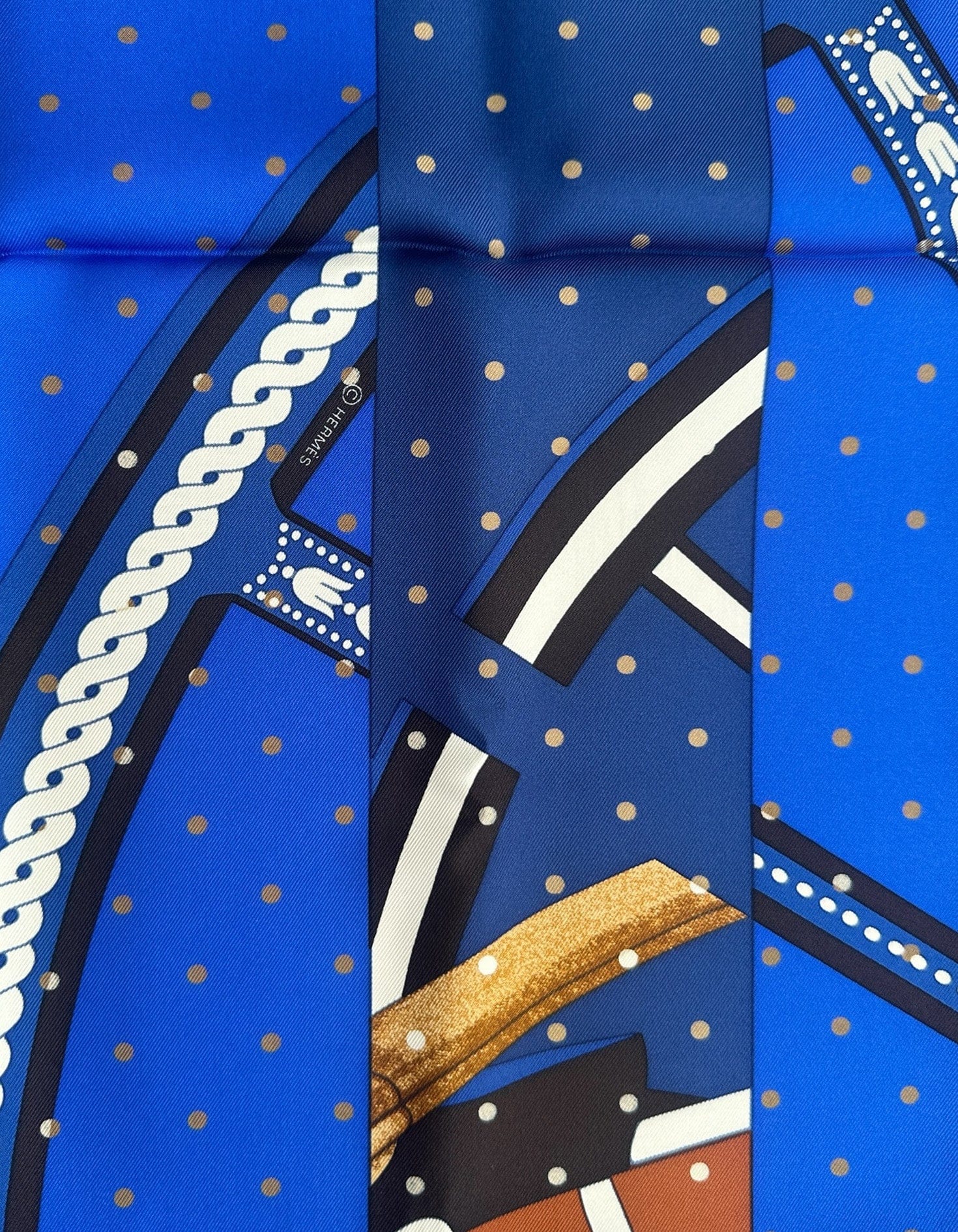 ASC Resale Hermes NWT La Berline Bayadere 90cm Silk Scarf