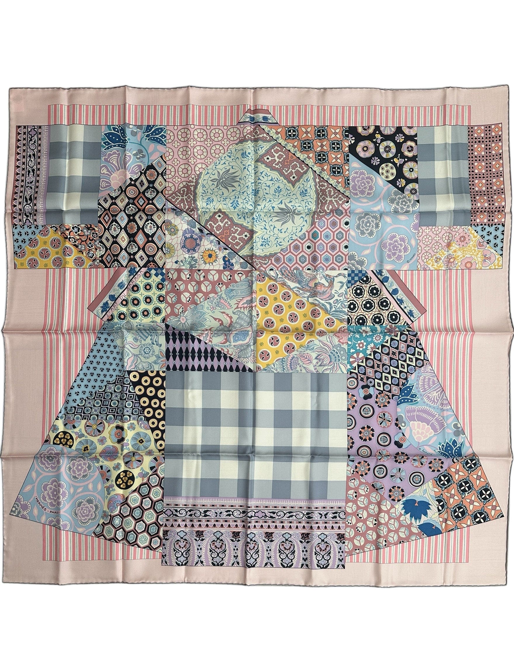 ASC Resale Hermes NWT L'Art du Sarasa 90cm Silk Scarf