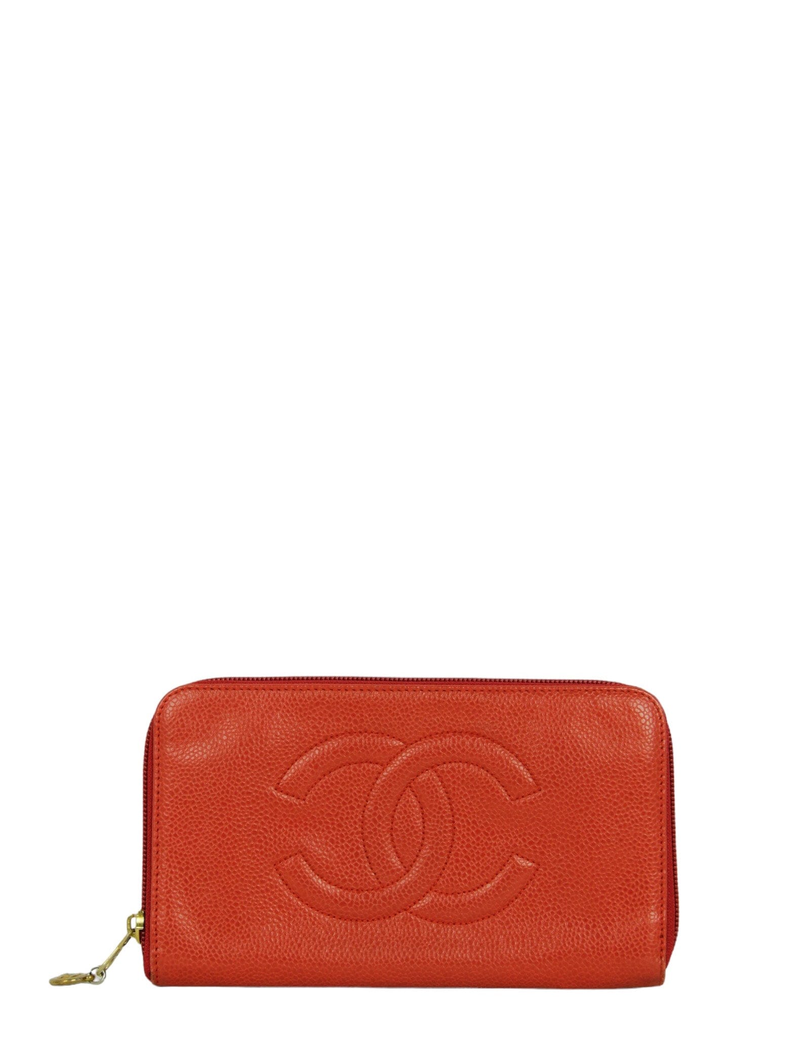 ASC Resale Chanel Red Caviar Timeless Wallet