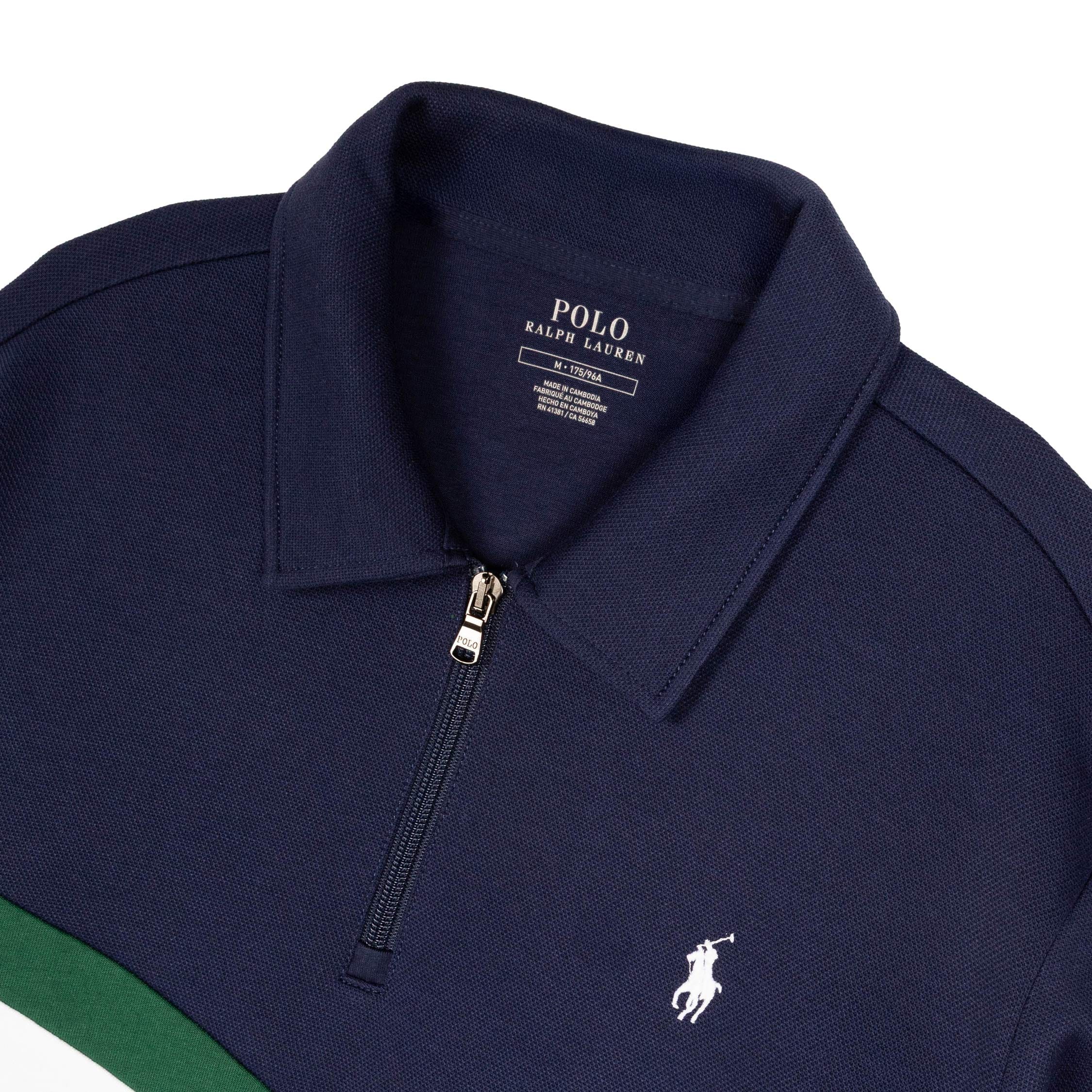 Polo Ralph Lauren Double-Knit Quarter-Zip Sweatshirt