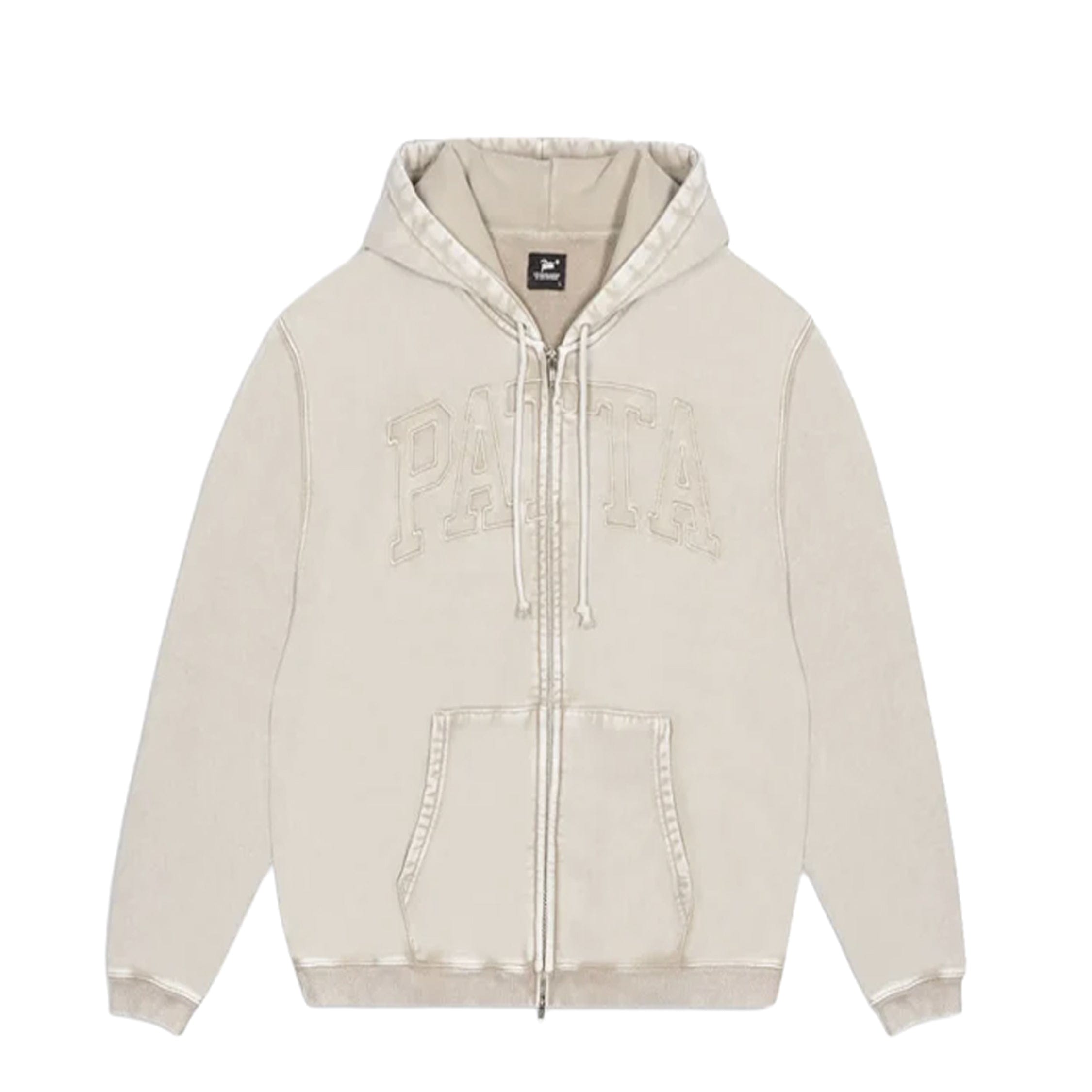 Patta Loopback Logo Zip Hooded Sweater