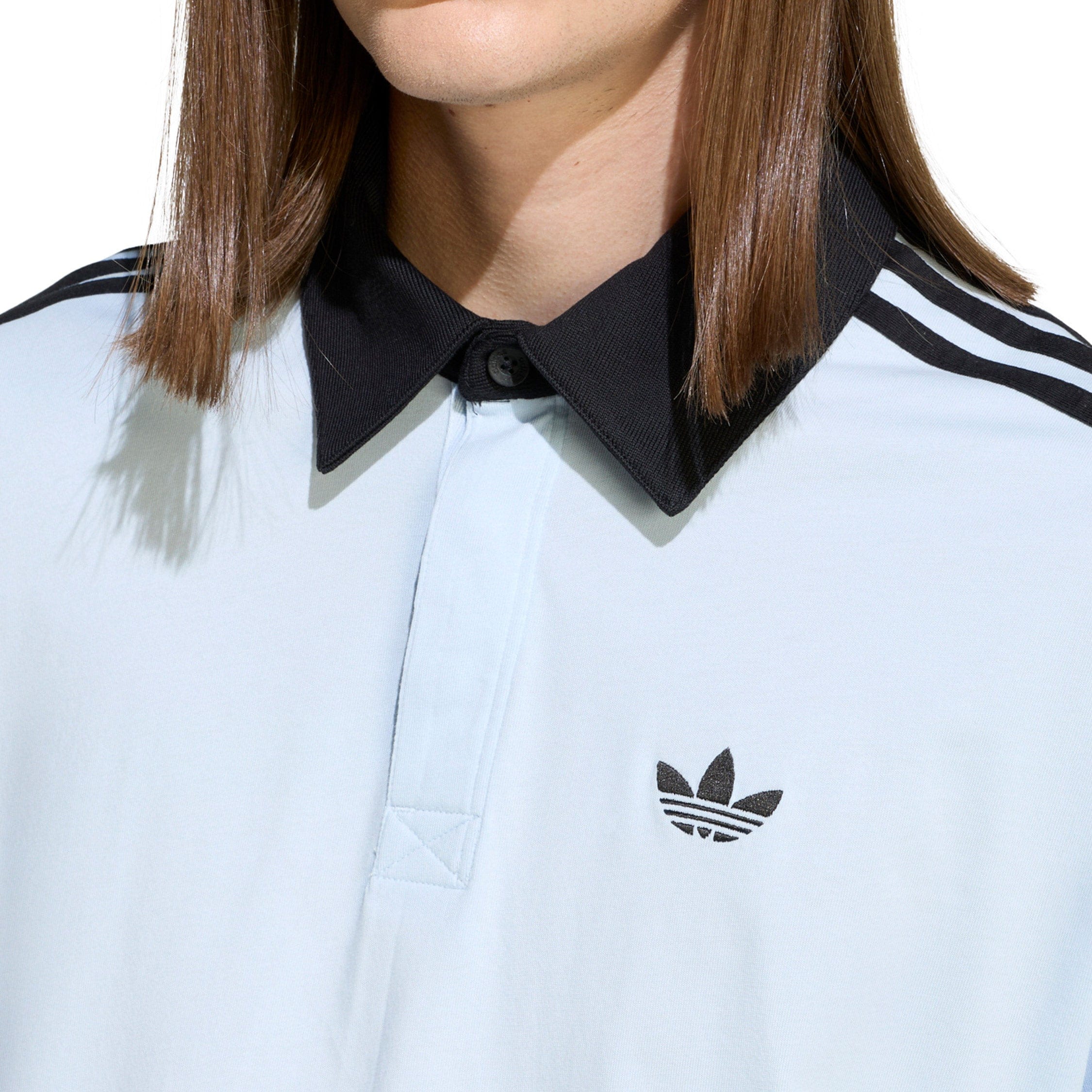 Adidas 3-Stripes Rugby Longsleeve Polo Shirt