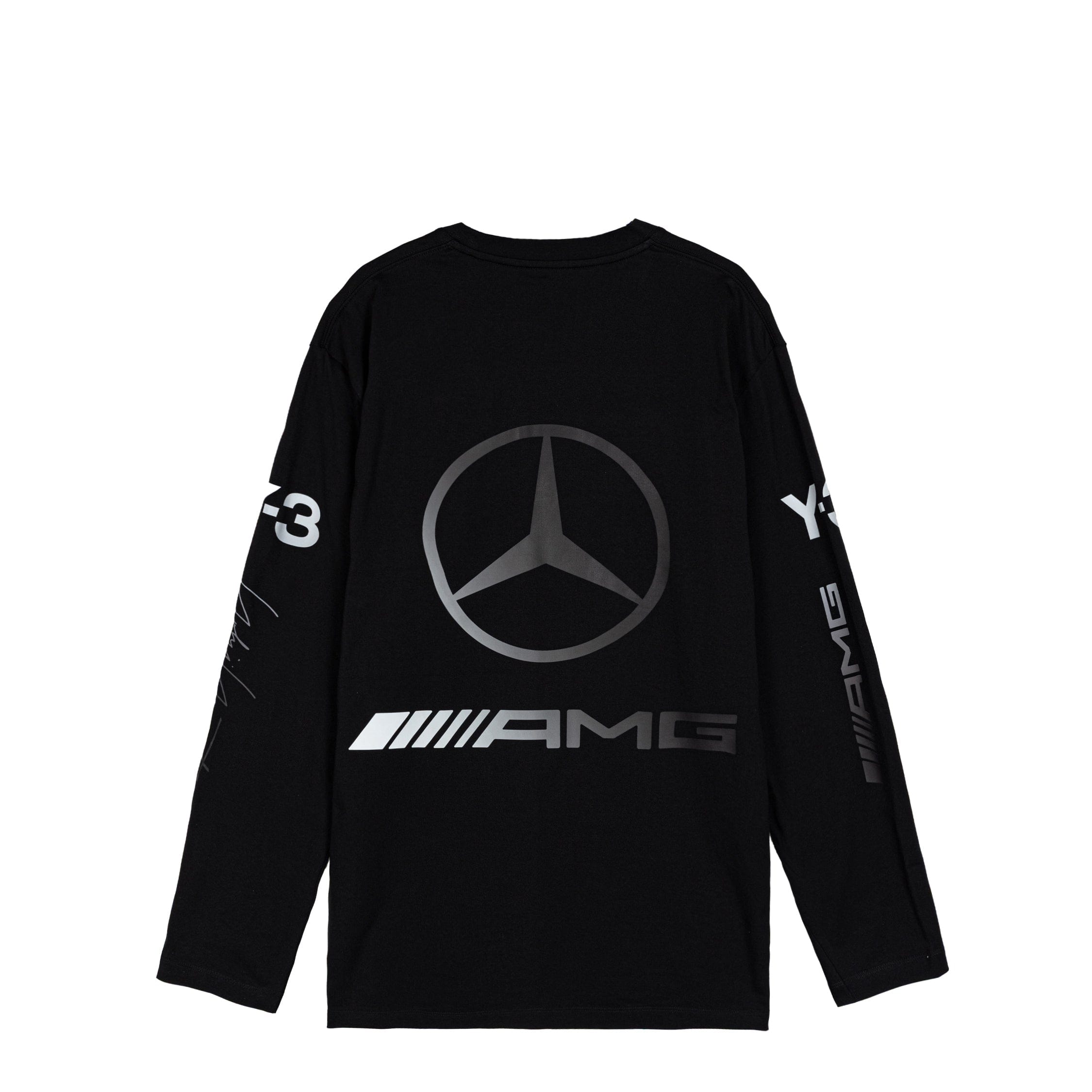 Adidas Y-3 x Mercedes-AMG PETRONAS F1 Team Chaos Logo Long Sleeve Tee