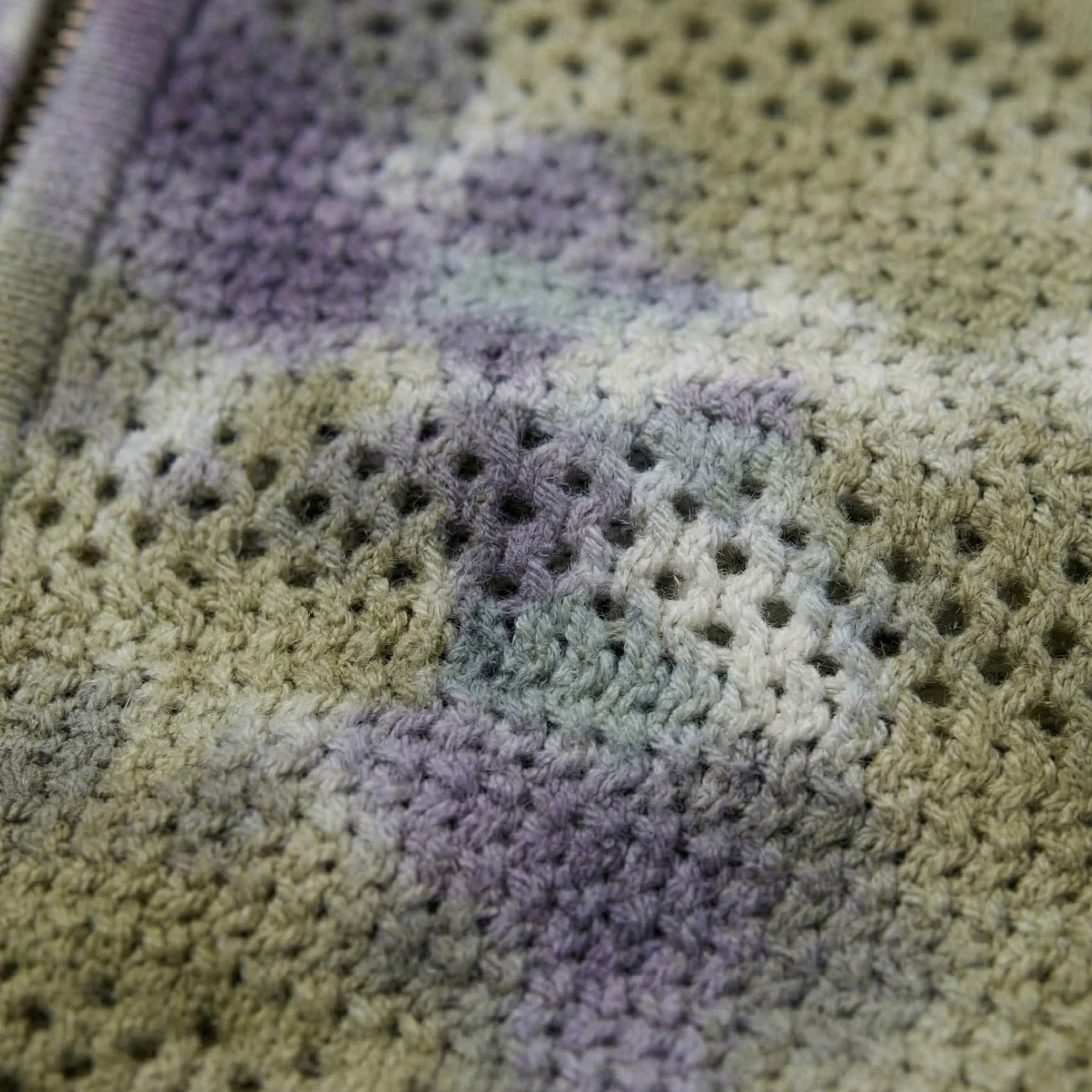 thisisneverthat Crochet Knit Zip Hoodie