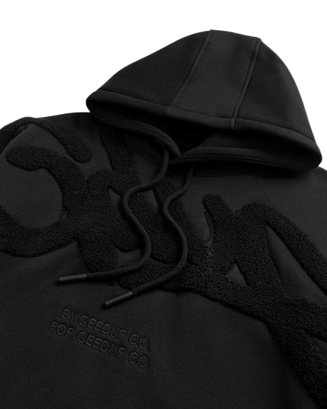 Geedup Handstyle Hoodie Blackout