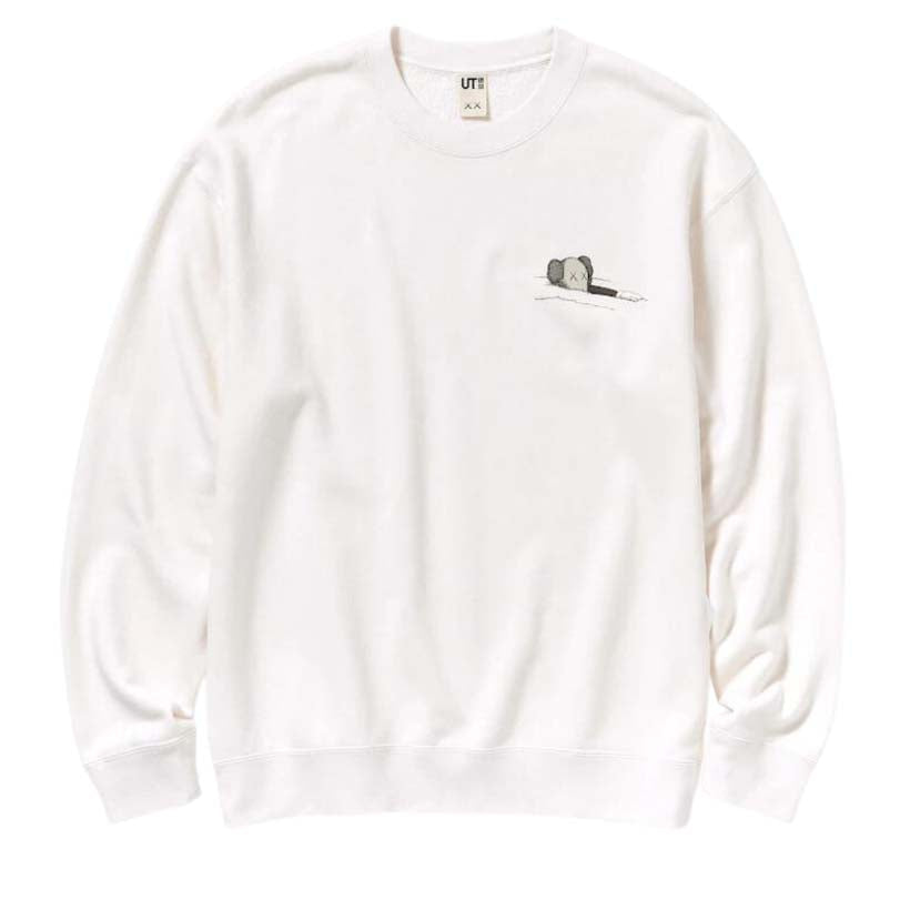 KAWS x Uniqlo Longsleeve Sweatshirt Off White