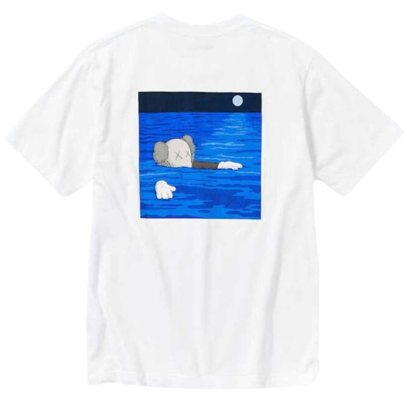 KAWS x Uniqlo UT Short Sleeve Artbook Cover T-Shirt Whtie