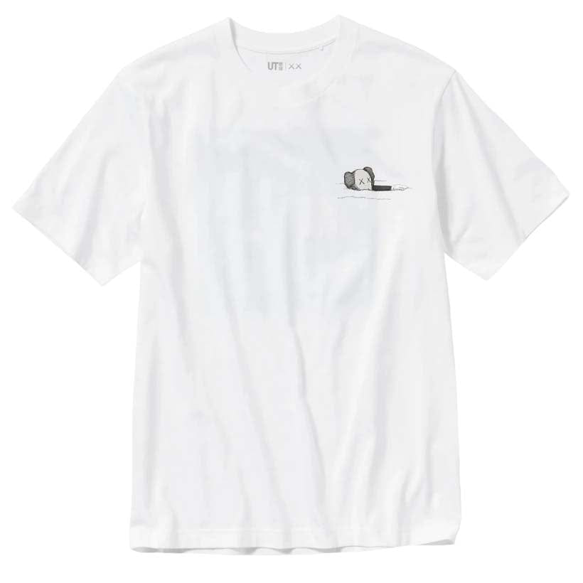 KAWS x Uniqlo UT Short Sleeve Artbook Cover T-Shirt Whtie