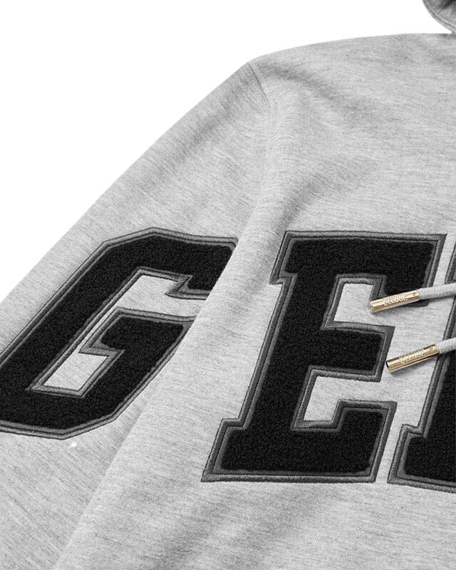 Geedup Team Logo Hoodie Grey Marle Black