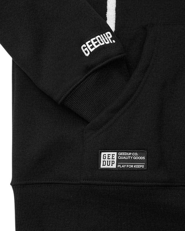 Geedup Handstyle Hoodie Black White