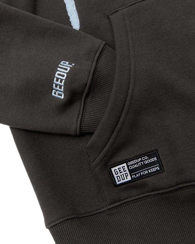 Geedup Handstyle Hoodie Graphite Pale Blue