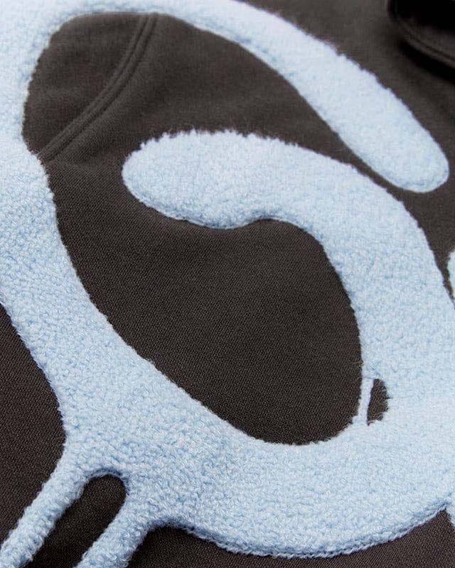 Geedup Handstyle Hoodie Graphite Pale Blue