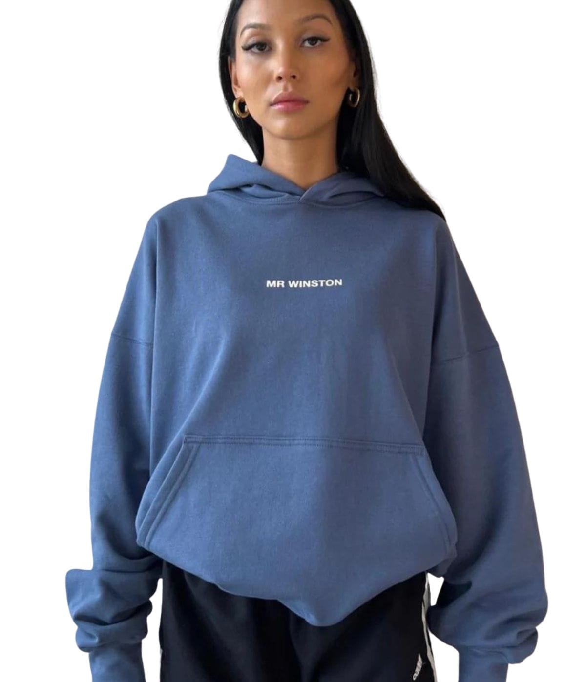 Mr Winston Slate Puff Hoodie