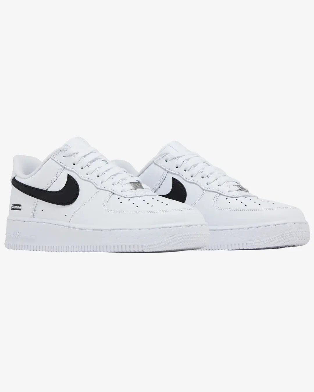 Nike Supreme x Air Force 1 Low Box Logo - White Black