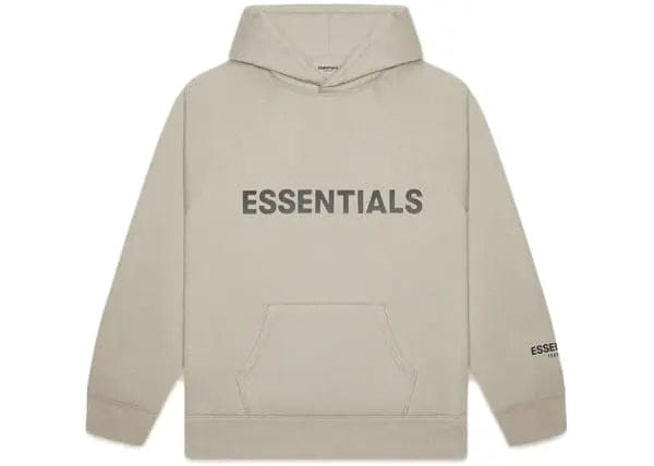 Fear of God Essentials Pullover Hoodie Applique Logo Olive/Khaki