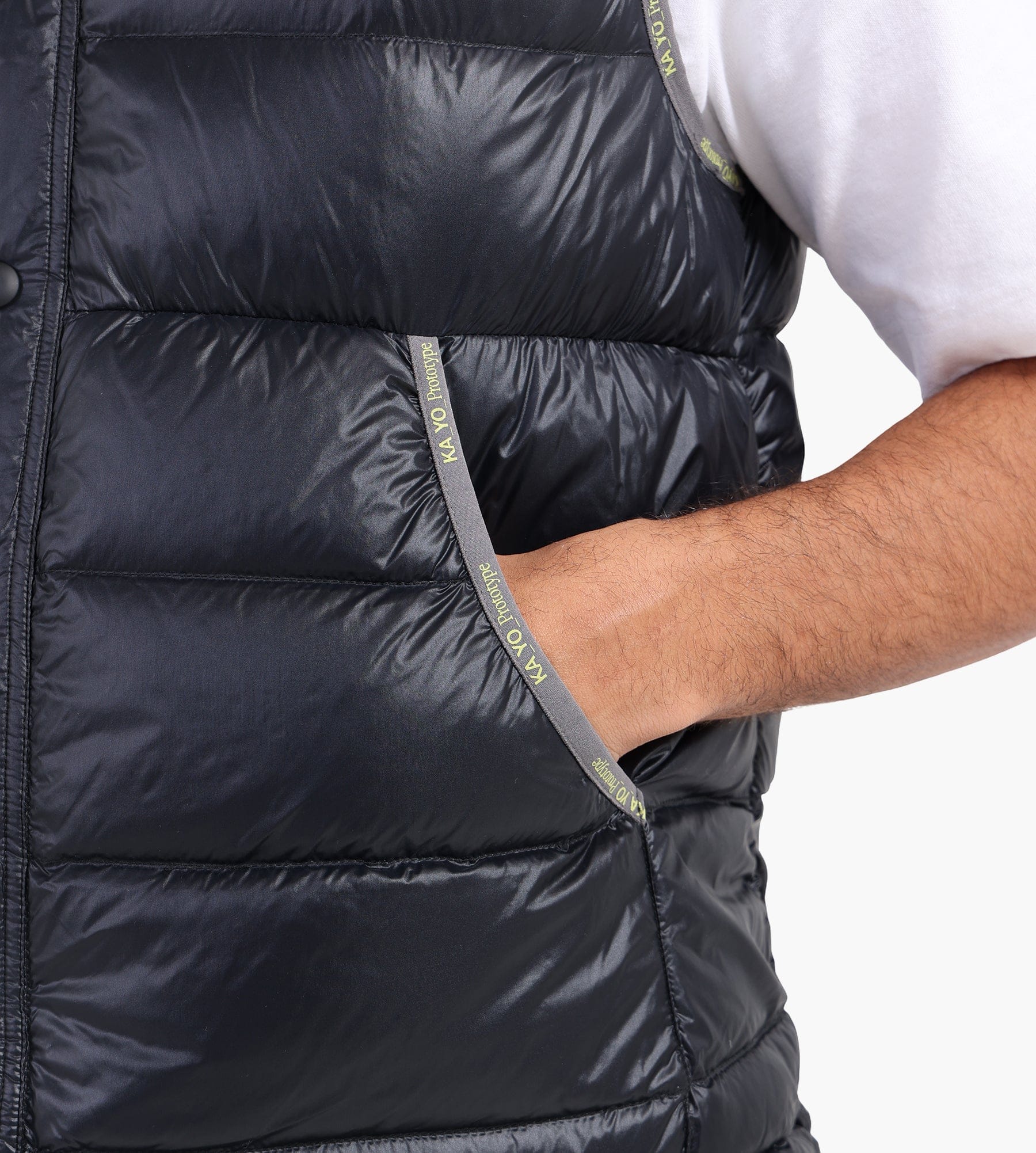 KA_YO Lightweight Down Vest Black