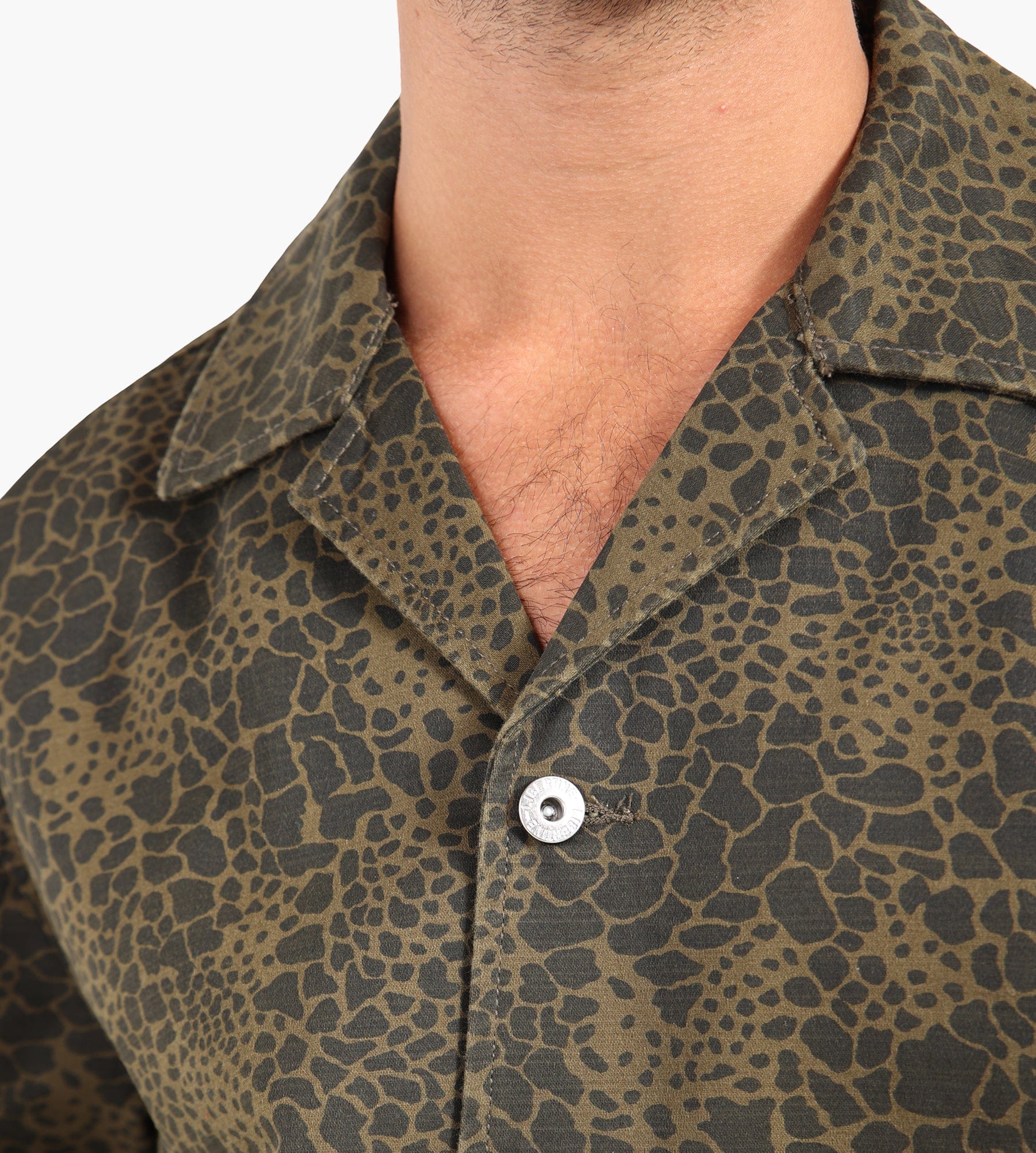 Libertine-Libertine Volcano Shirt 3627 Olive Camo