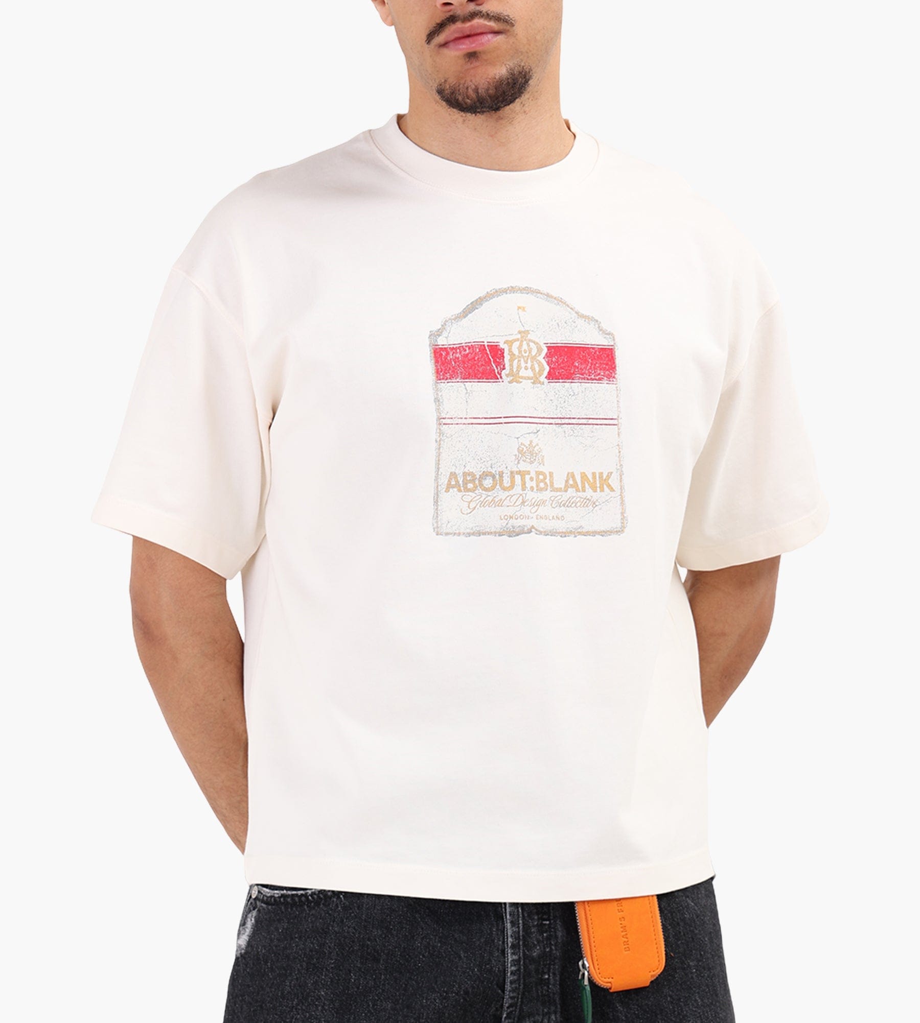 about:blank Bottle T-Shirt Cotton Oat