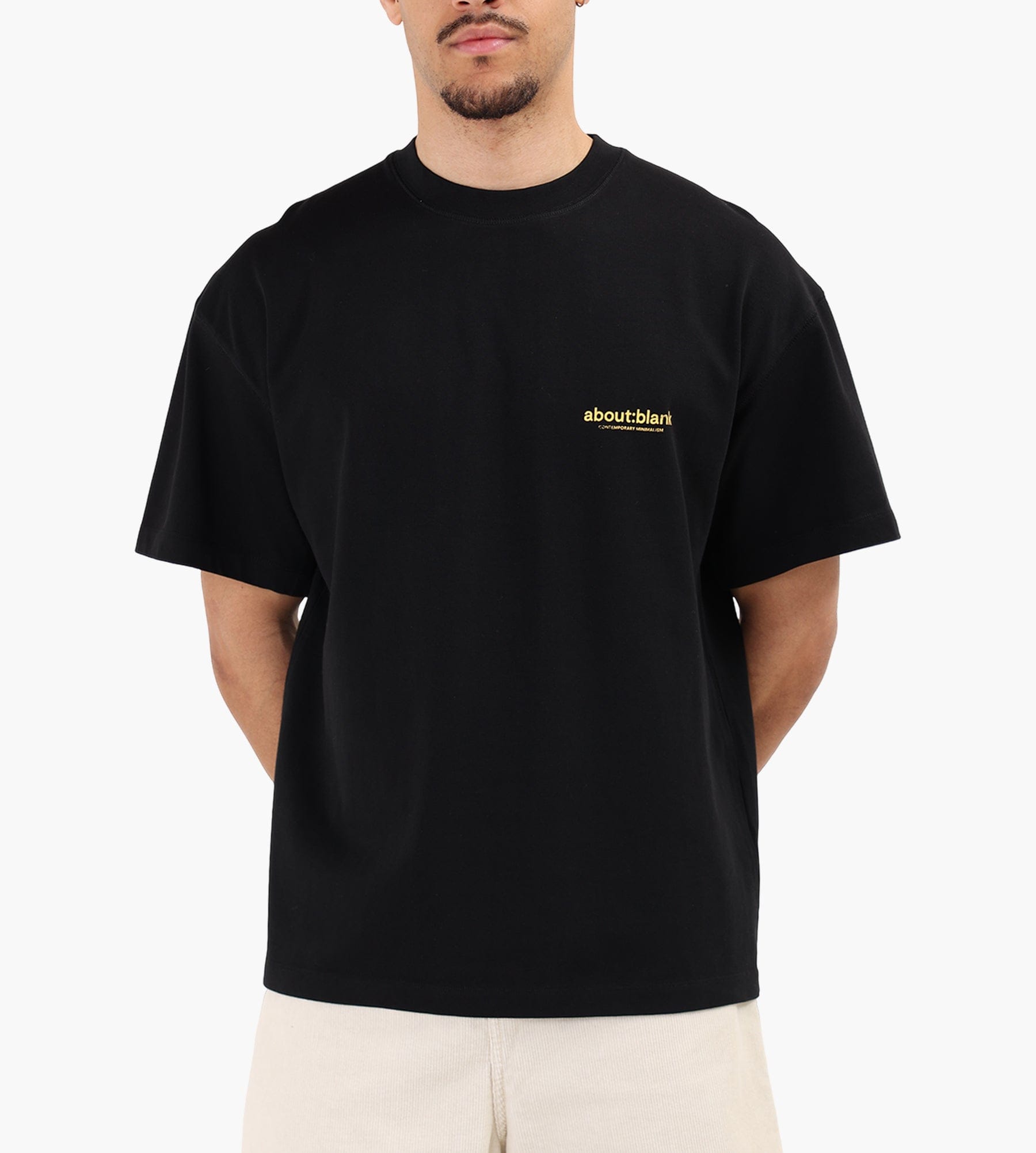 about:blank Monti T-Shirt Cotton Black