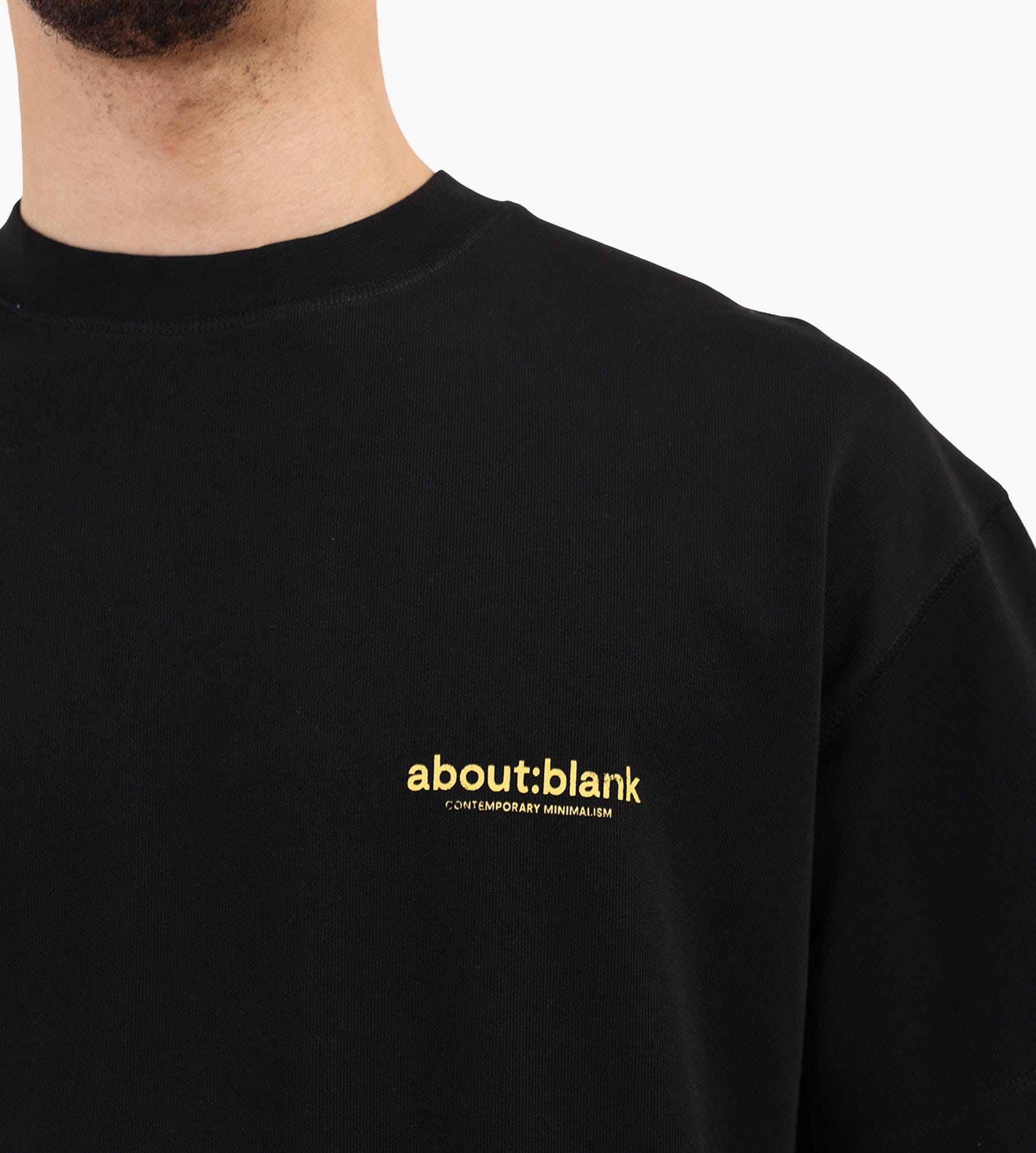 about:blank Monti T-Shirt Cotton Black