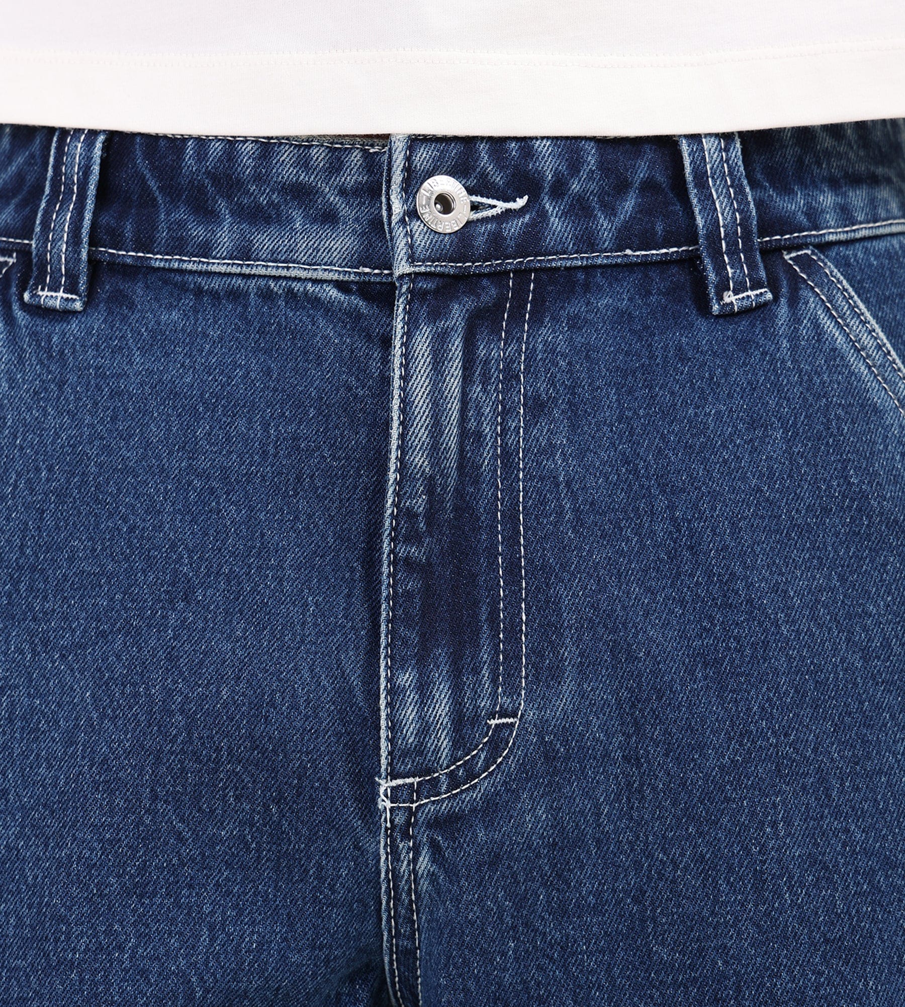 Libertine-Libertine Aware 3409 Shorts Washed Blue