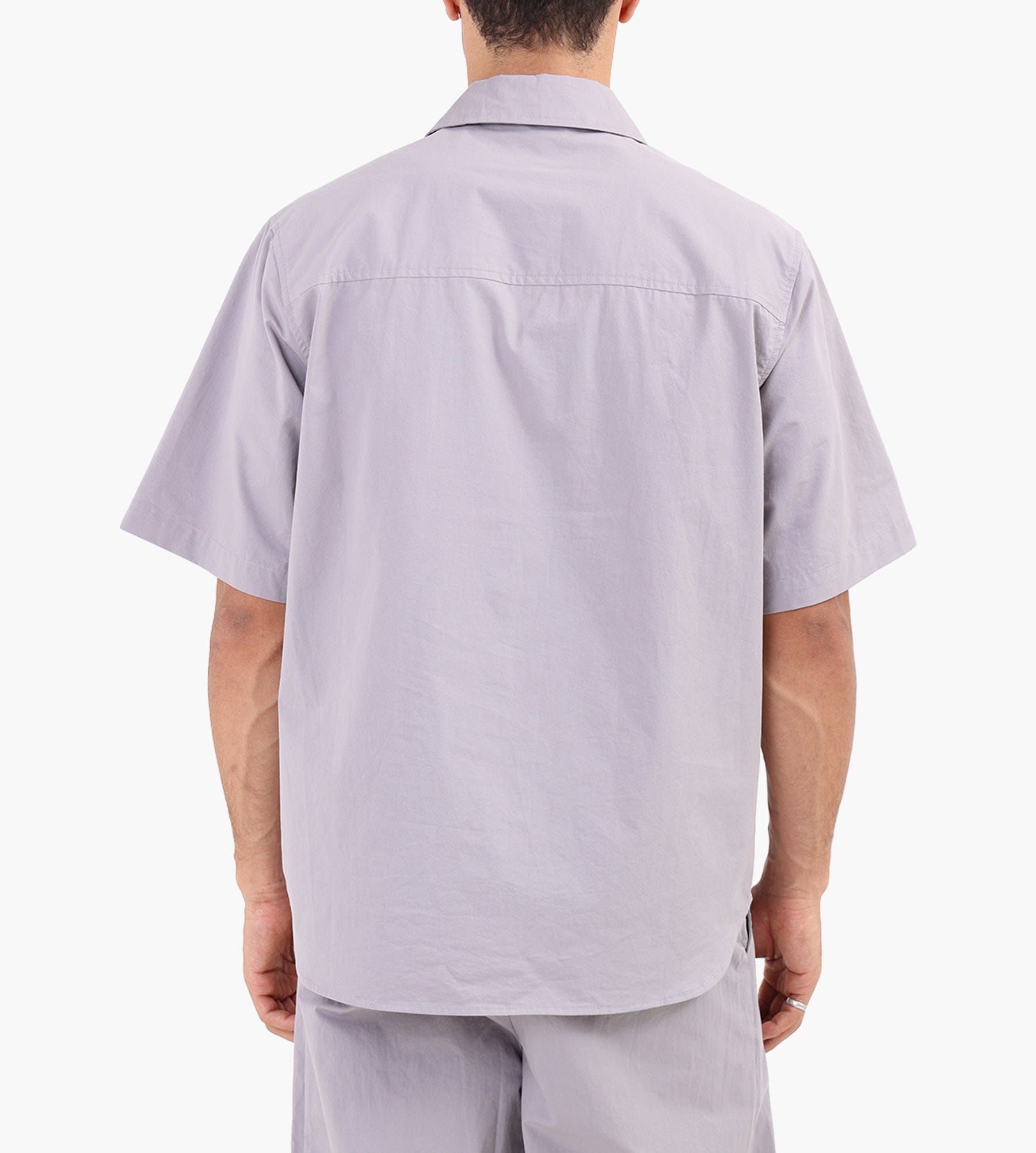 Libertine-Libertine Carbon 3690 Short Sleeve Shirt Warm Grey