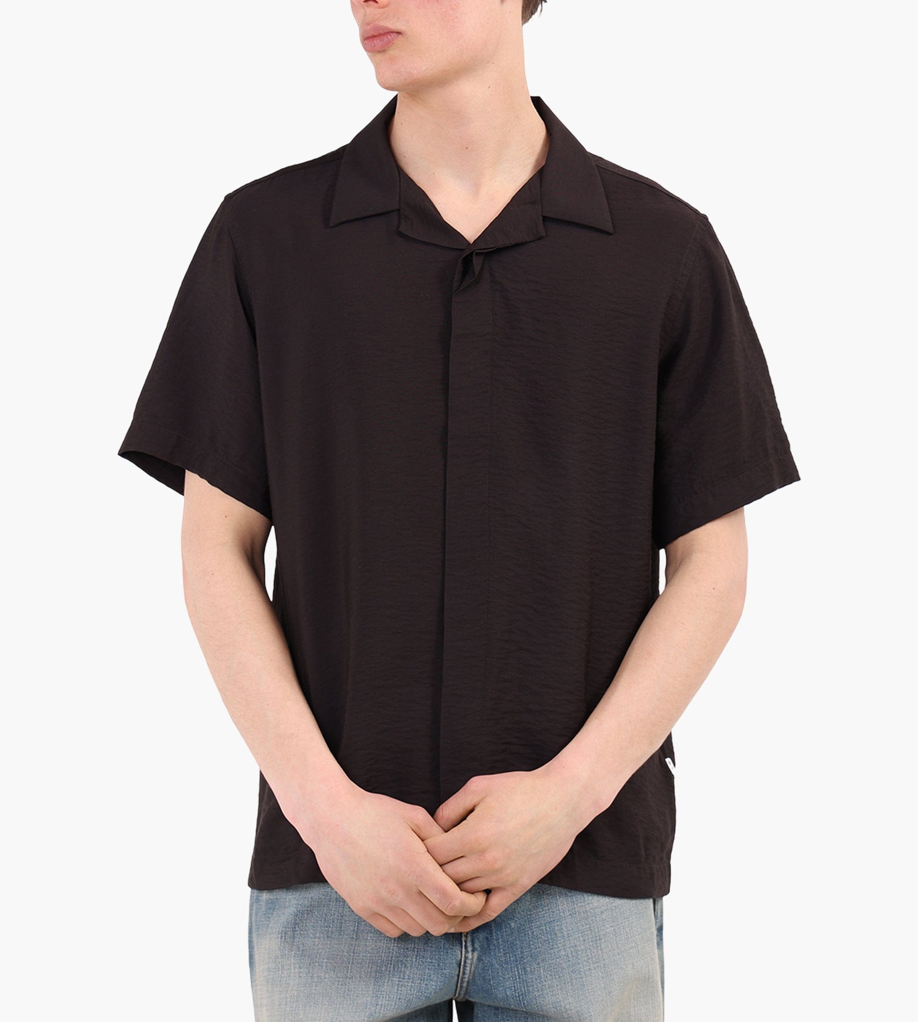 NN.07 Hank Short Sleeve Shirt 5971 Dusky Port