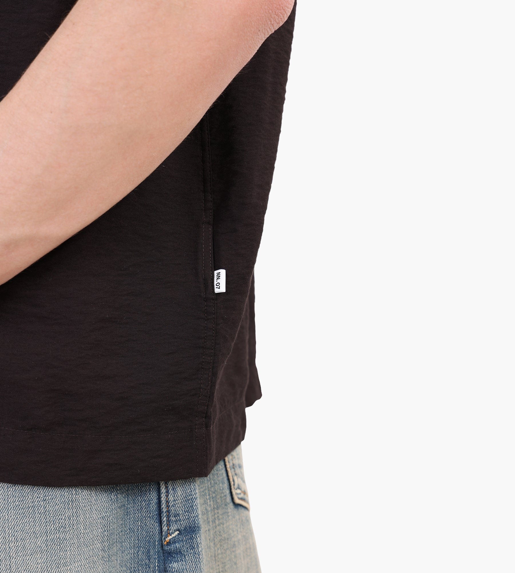 NN.07 Hank Short Sleeve Shirt 5971 Dusky Port